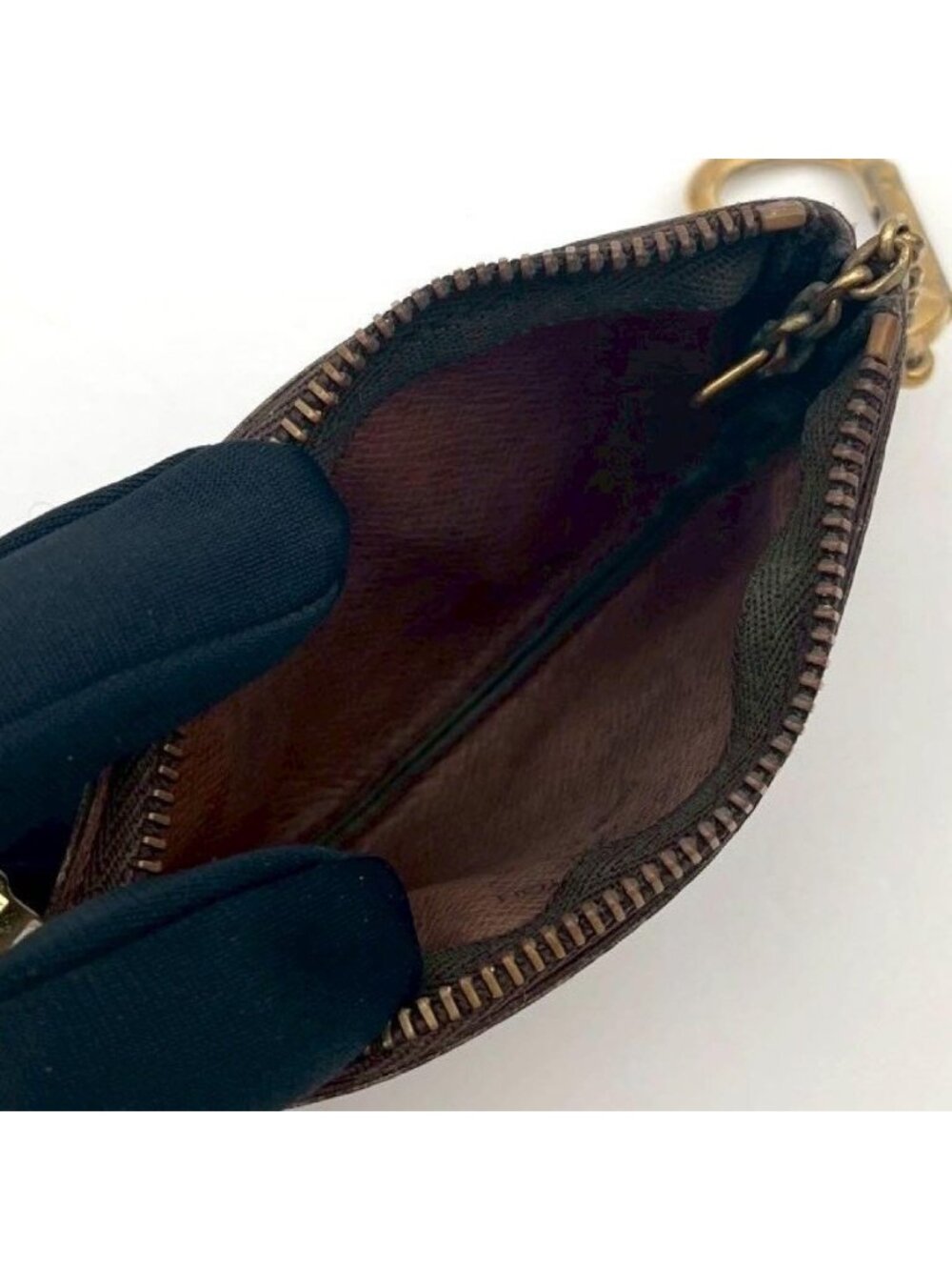 ★SOLD★ Louis Vuitton Pochette Cles Monogram Coin Case Key Purse - Picture 3 of 8